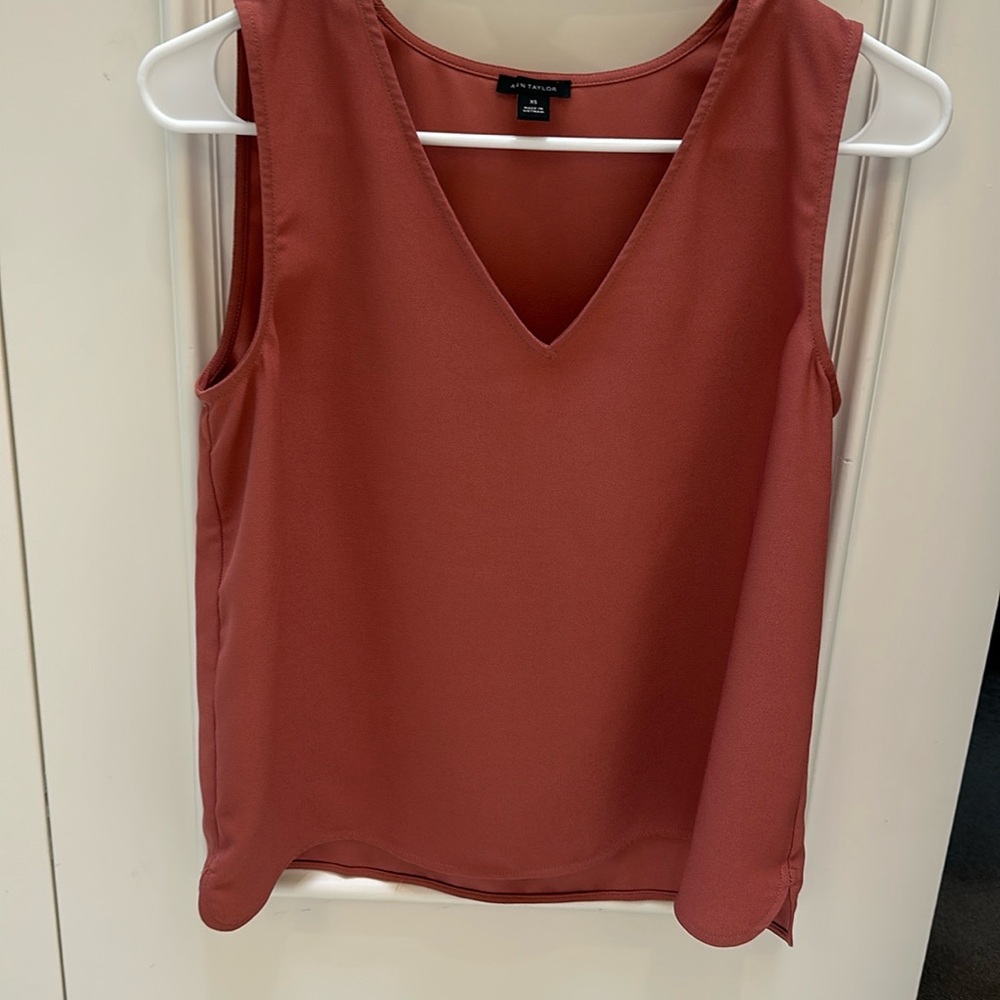 Ann Taylor sleeveless. Dress shirt